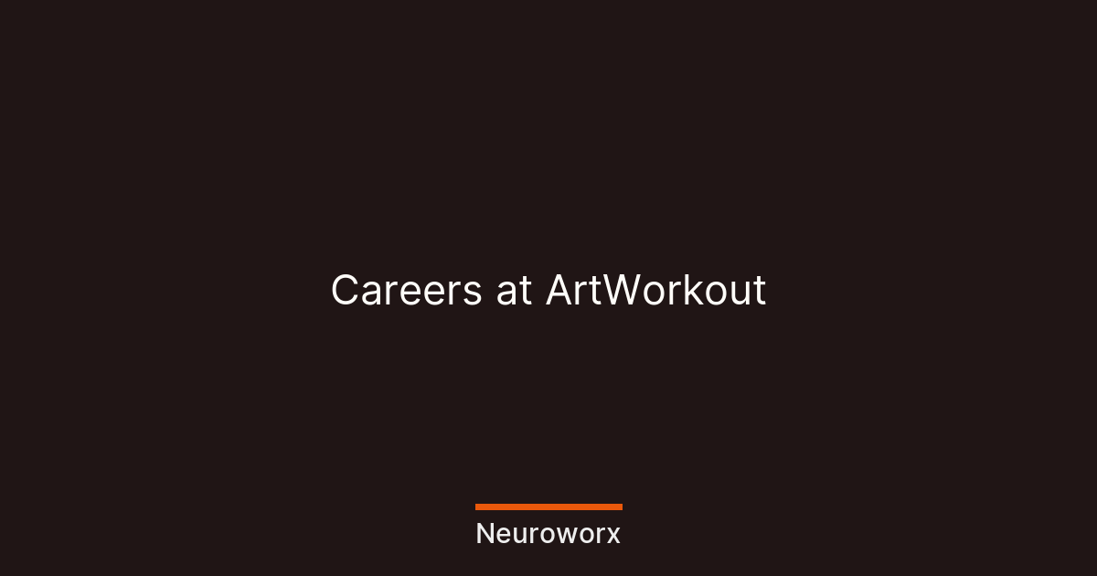 Careers at ArtWorkout
